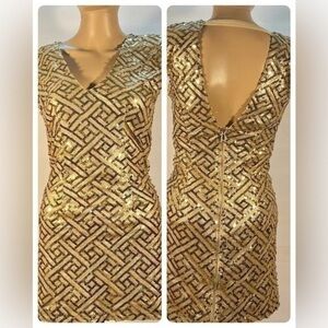 GRACE EXCLUSIVE SEQUIN MINI DRESS SIZE S